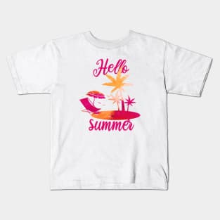 It's Summertime, Hello Summer, Popsicle, Vacation, Beach Vacation, Summer Vacation, Vacation Tee, Vacay Mode Kids T-Shirt